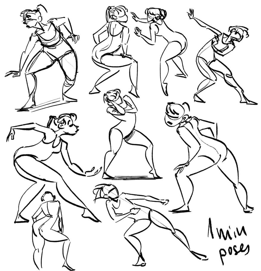 How to Draw Gestures and Dynamic Poses for Comic Artists! | Udemy